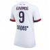 Maillot de foot Paris Saint-Germain Goncalo Ramos #9 Extérieur vêtements Femmes 2025-26 Manches Courtes